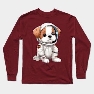 Astronaut Dog Long Sleeve T-Shirt